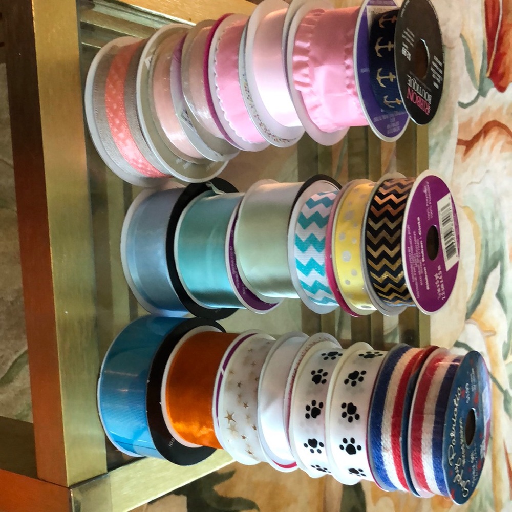 Decorative ribbon for crafts gift wrapping
